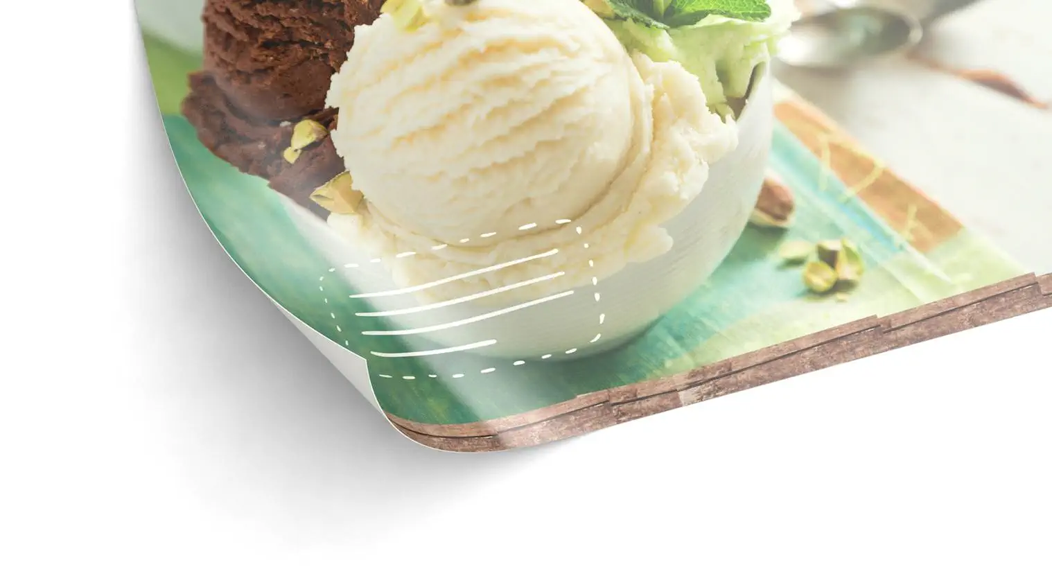 Synthetikpapier_rechts Synthetikpapier für Eiskarten