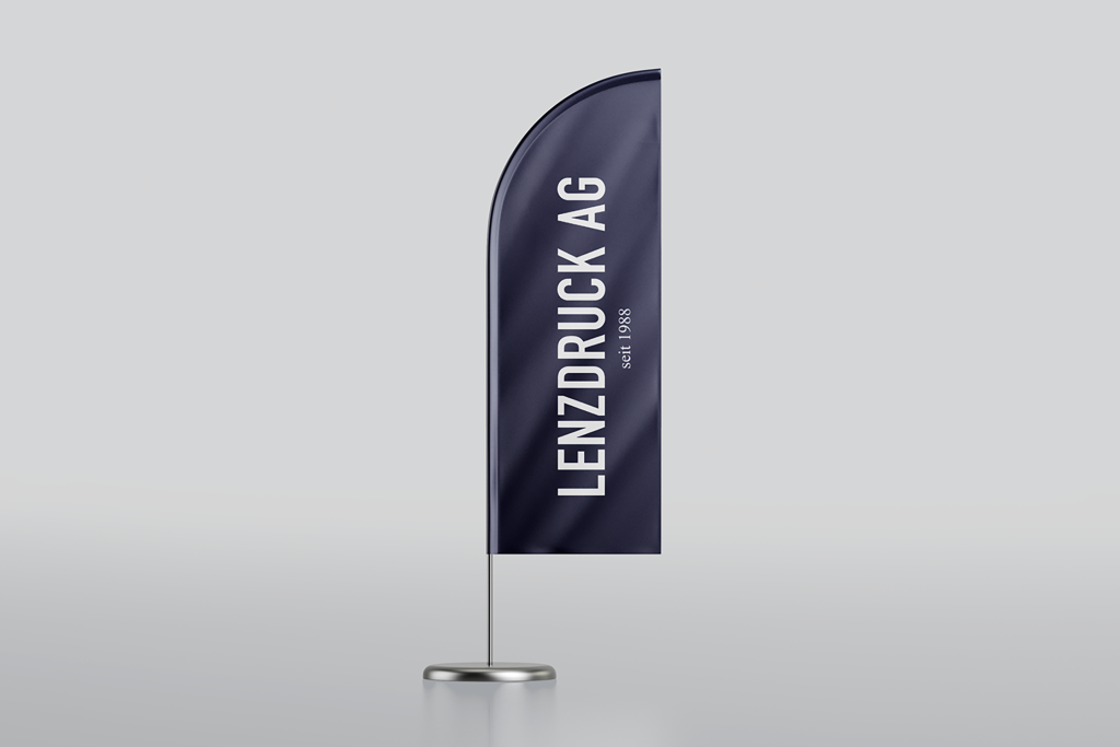 Beachflag gerade Form