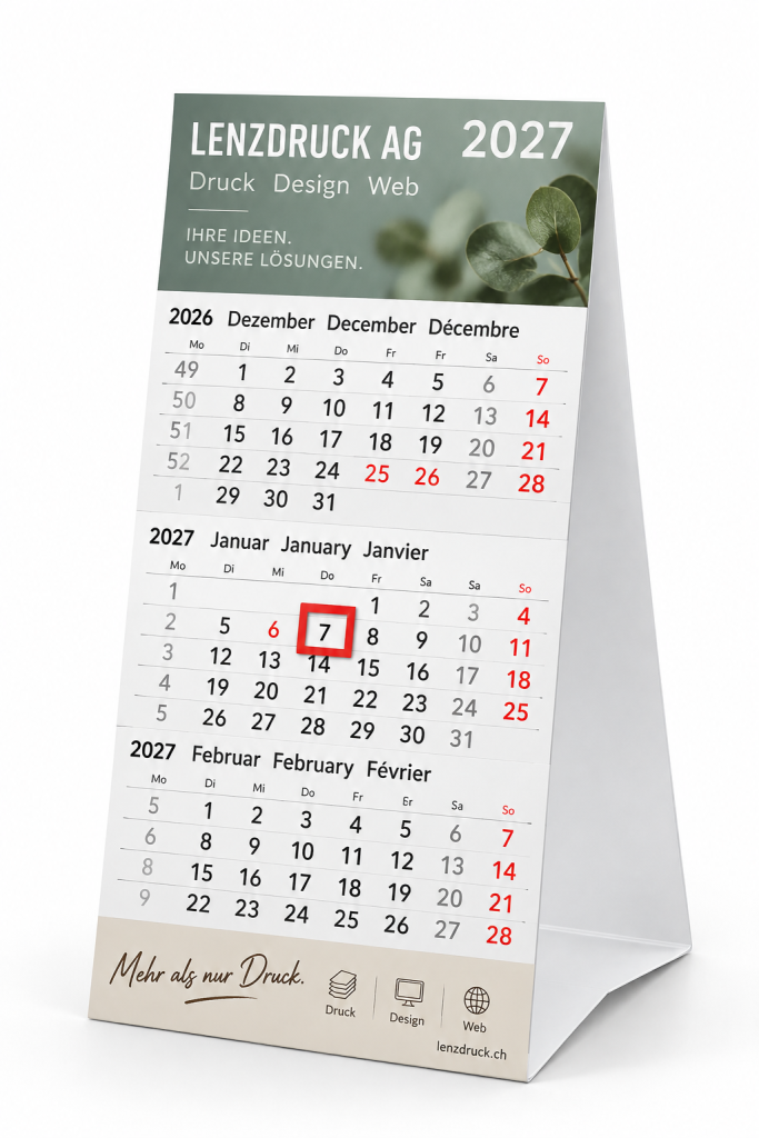 Mini Tischkalender